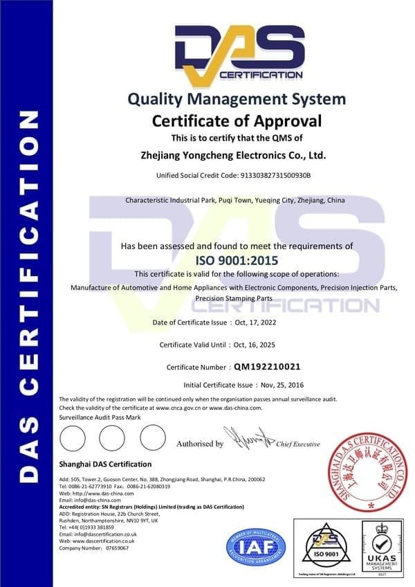 ISO 9001 Certification