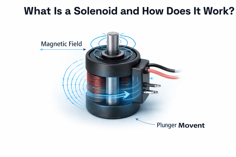 What a solenoid is and how it works