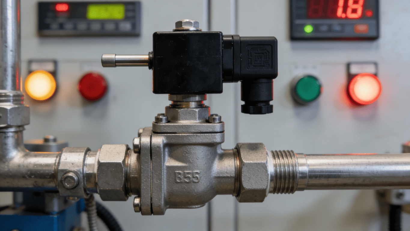 a broken washing machine with a warning light