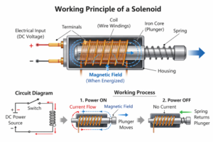 What Is a Solenoid? Working Principle, Types, and Applications Explained