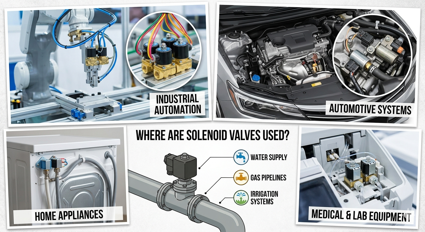 Solenoid coil used in a home appliance valve
