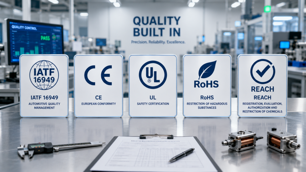 Why IATF 16949 Matters for Solenoid Coil Manufacturing?