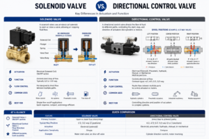 Solenoid Valve vs Directional Control Valve: What Is the Real Difference?